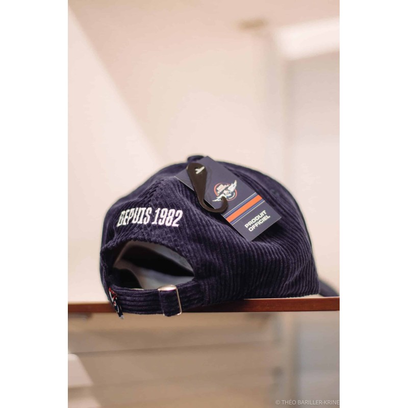 Casquette velours - Bleue | Ducs d'Angers