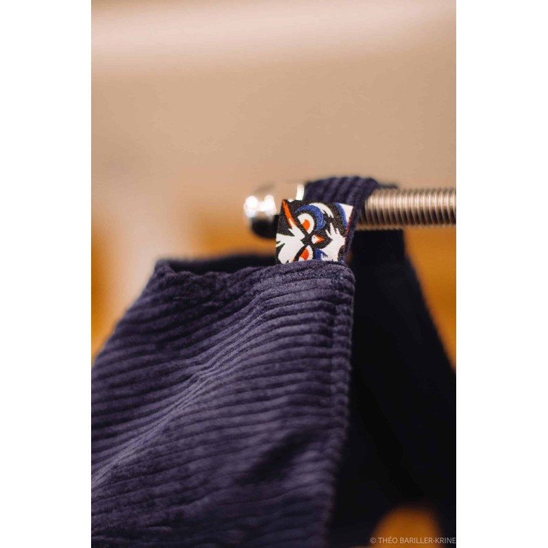 Casquette velours - Bleue | Ducs d'Angers
