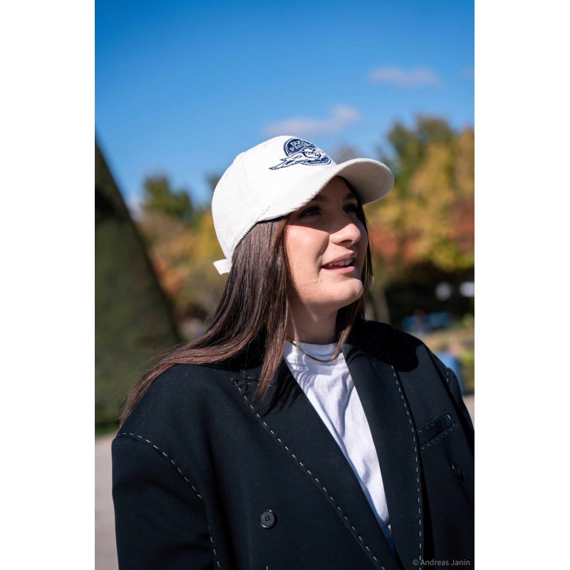 Casquette velours - Crème Ducs d'Angers | Boutique
