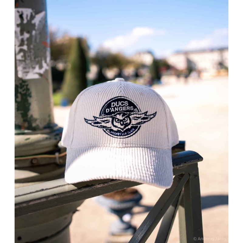 Casquette velours - Crème Ducs d'Angers | Boutique