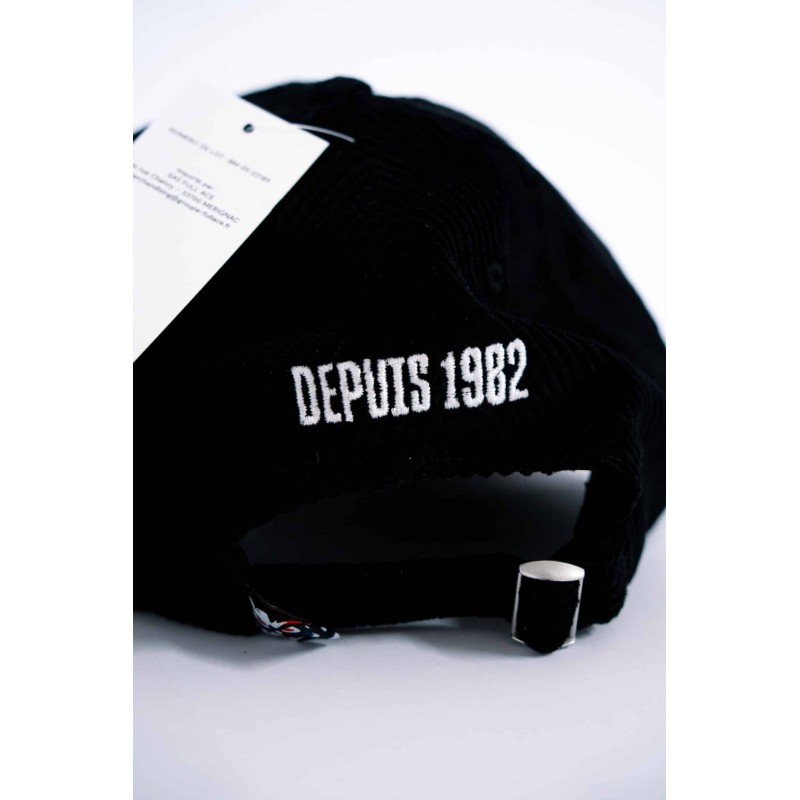 Casquette velours - Noir | Ducs d'Angers