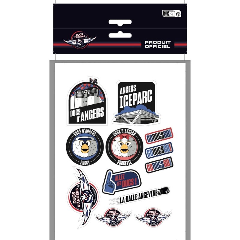 Planche de stickers - Ducs d'Angers | Boutique officielle