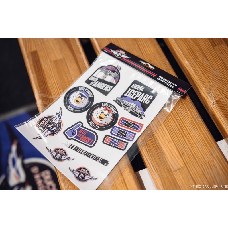Planche de stickers - Ducs d'Angers | Boutique officielle