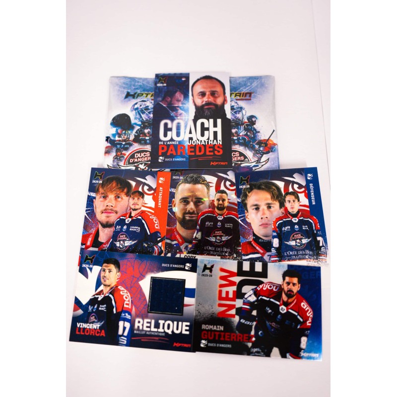 1 paquet - 5 cartes à collectionner | Ducs d'Angers